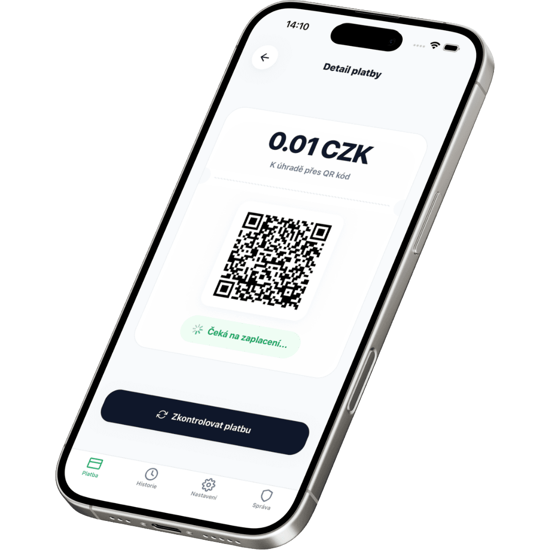 QR kód pro zákazníka
